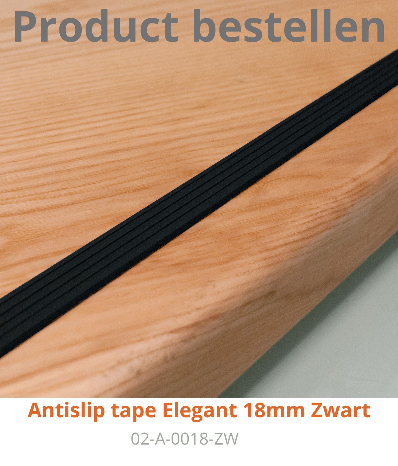 Antisliprubbertape Elegant Zwart