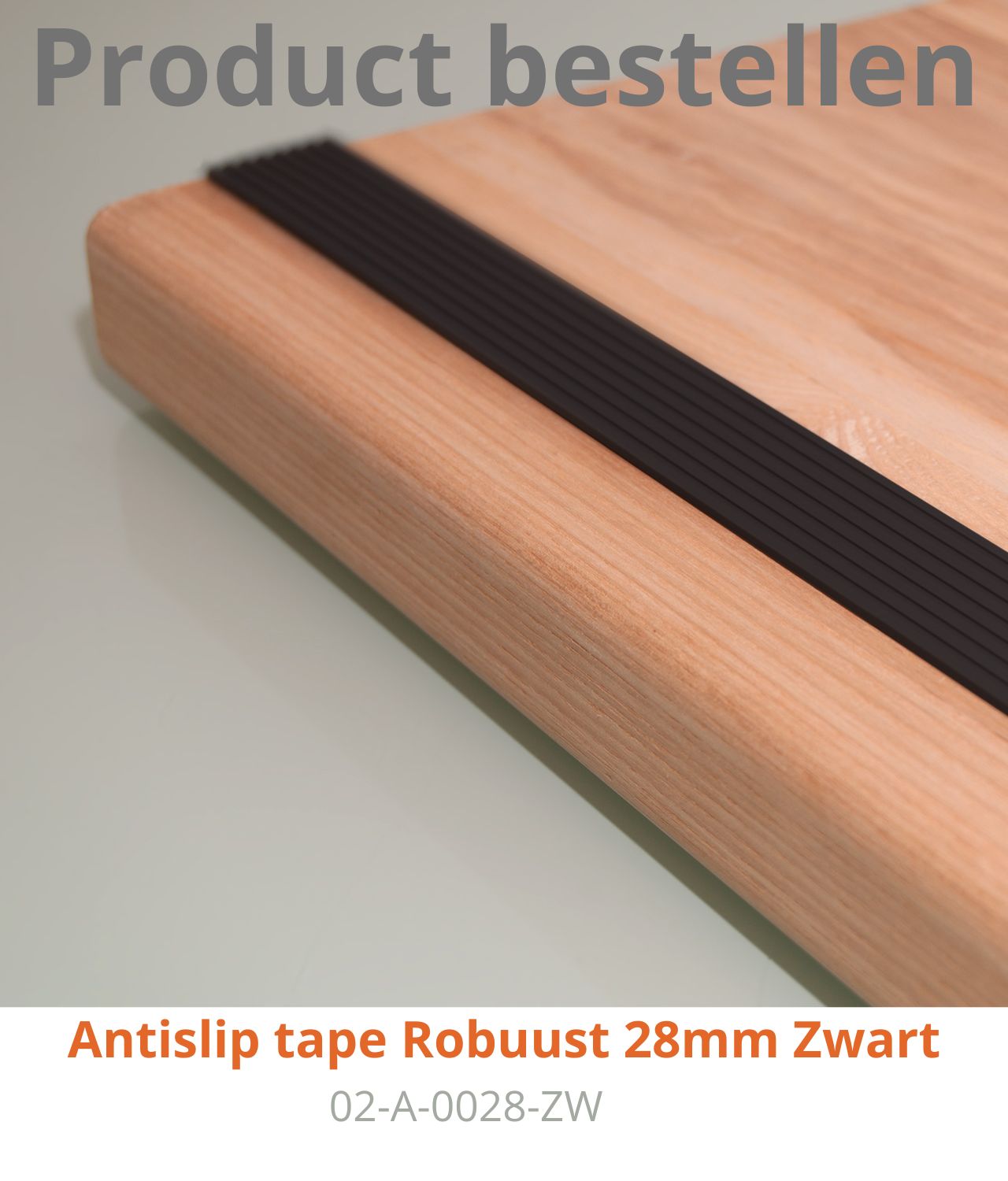 Antisliprubbertape Robuust Zwart